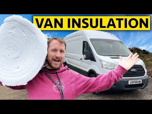 THE BEST INSULATION FOR A CAMPER VAN FORD TRANSIT