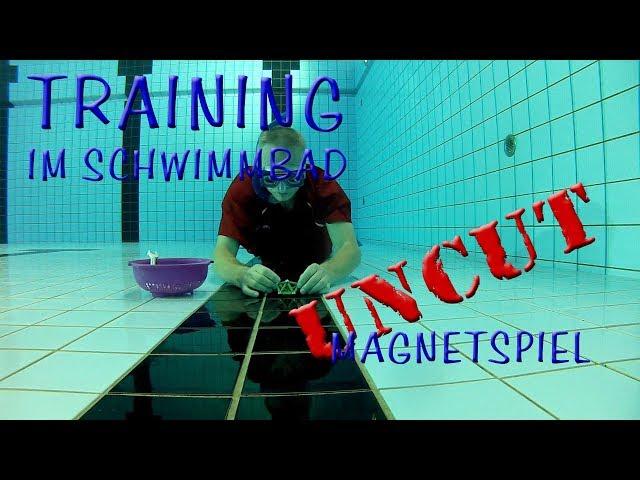 Training im Schwimmbad : Magnetspiel : UnCut