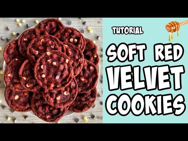 Red Velvet Cookies! Recipe tutorial #Shorts