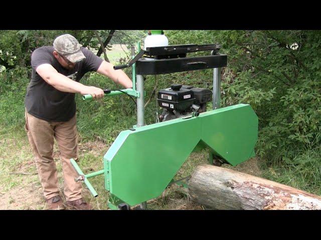 Harbor Freight Sawmill .....set up &  first impressions