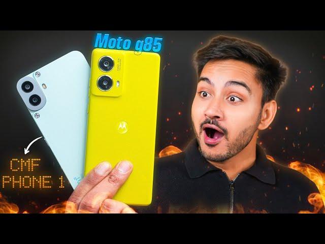 motorola g85 vs CMF Phone 1- Best Budget Smartphone Battle!