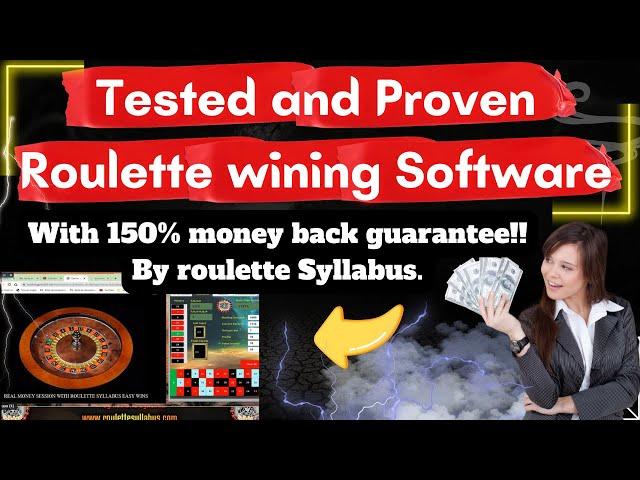 wining roulette Strategy to Roulette | Roulette Syllabus Software