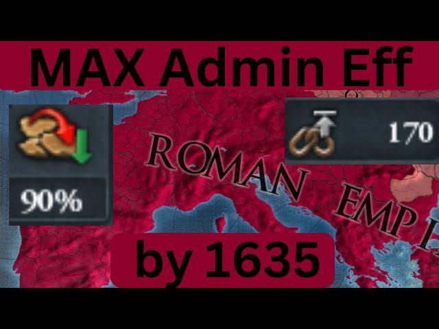 EU4 1.36 - Max Admin Eff by 1635 - HRE Austria Guide