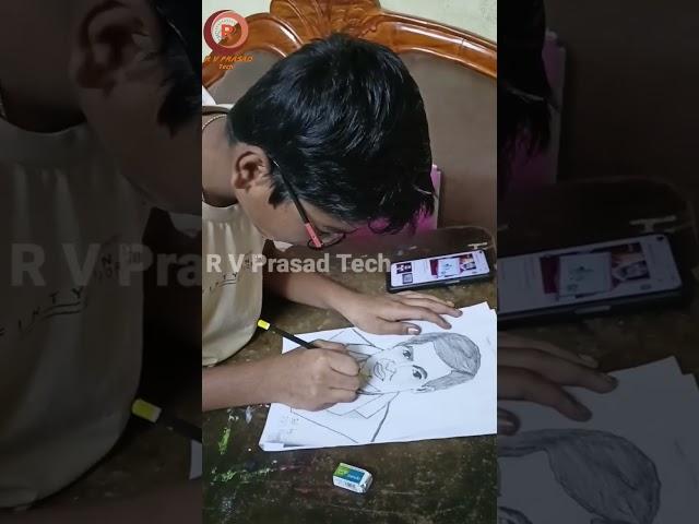 Pencil Drawing art by Dheeraj #HappyNationalMathematicsDay #rvprasadtech