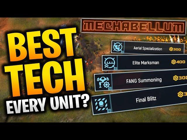 BEST TECH FOR EVERY UNIT? Upgrades I CAN'T LIVE WITHOUT - Mechabellum Tier List Guide