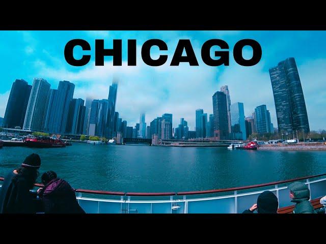 Brits in Chicago!  Wendella Architecture boat & Mobster tour