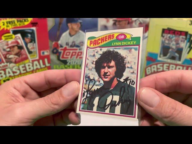 MLB & NFL TTM Success!! 1986 Sportflics & An Iconic Rookie Card Pickup!!