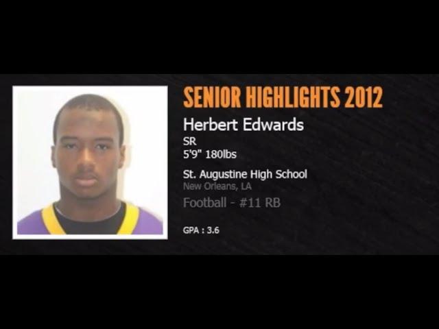 Herbert Edwards (#11 Running Back) :  Senior Highlights 2012