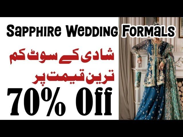 Sapphire Wedding Formal pret at 70% off