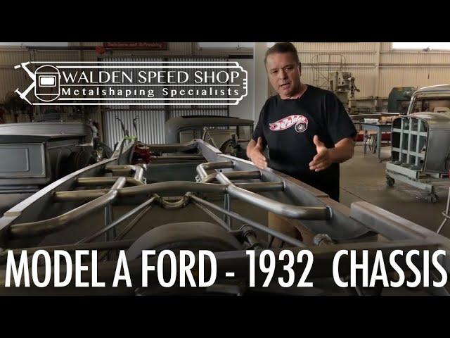 Walden Speed Shop - Traditional Step Boxed Model “A” / 1932 Ford Chassis