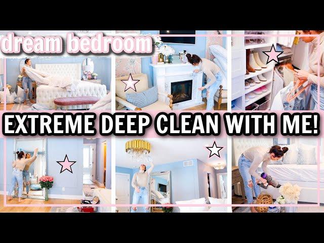  EXTREME DEEP CLEAN WITH ME 2021! BEDROOM! SATISFYING CLEAN! uLtImAtE CLEANING MOTIVATION 2021!