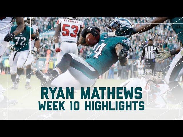 Ryan Mathews Racks Up 109 Yards & 2 TDs | Falcons vs. Eagles | NFL Week 10 Player Highlights