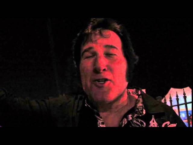 Michael Hoover cuts an ad for Walkin' On The Blvd Elvis Week 2015