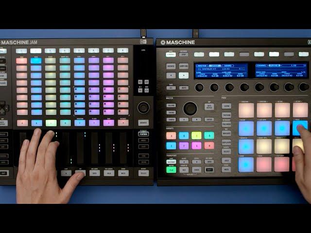 MASCHINE JAM workflow: Combining MASCHINE hardware | Native Instruments