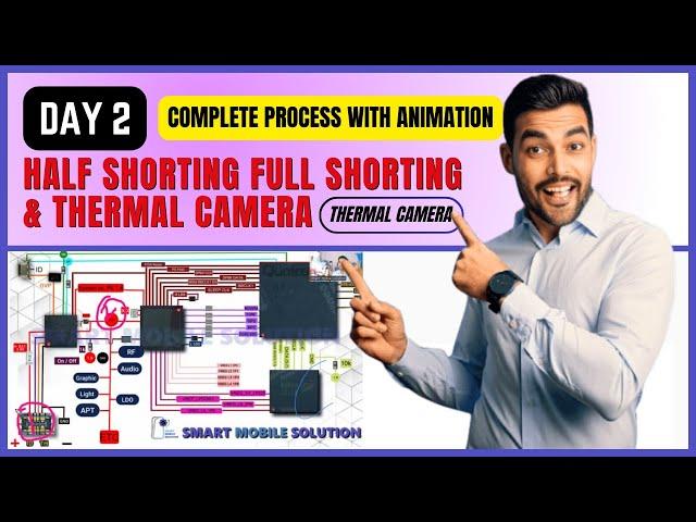 HALF SHORTING AND FULL SHORTING IN MOBILE REPAIRING VIA THERMAL CAMERA | SMART MOBILE SOLUTION