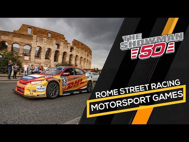 Rome streets Motorsport Games parade 2019, Tom Coronel Honda Civic Type R