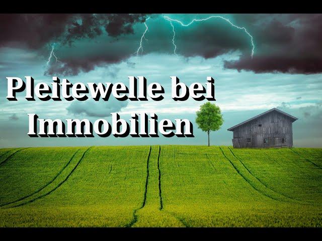 Pleitewelle bei Immobilien