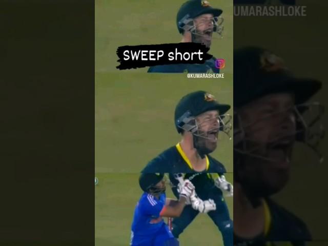 JATISH sharma hit sweep short