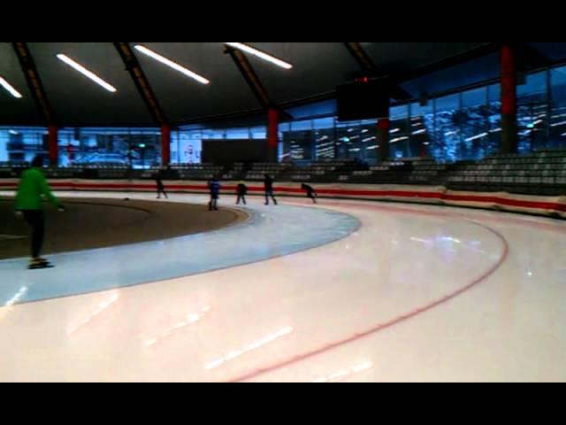 Schaatstechniek van Joris Molenaar in Inzell