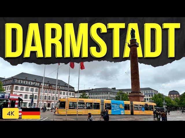 Darmstadt Germany 4k / Darmstadt Walking Tour / Walking Tour 4k Germany