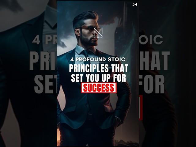 4 Profund Stoic Principles That Set You Up For Success #stoicism #stoicphilosophy #stoicquotes