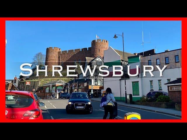 Shrewsbury A Beautiful Town in Shropshire England - Filmed in 4K