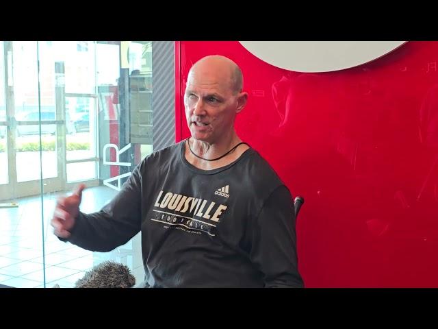 Louisville co-defensive coordinator/defensive line coach Mark Hagen provides fall camp update