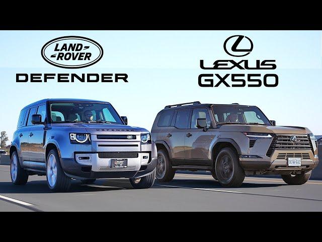 Is the Defender Still King? Lexus GX550 vs. Land Rover Defender 110. Luxury Off-Road SUV Challenge.