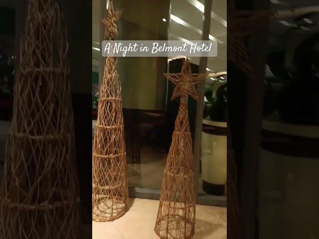 A Night in Belmont Hotel  #shortvideo #christmas #hotel #hotels