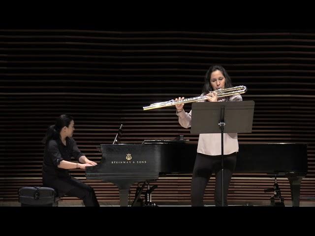 Prière et Scherzo for bass flute by Daniel Kessner, performed by Maria Castillo