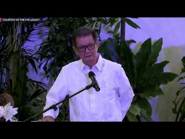 Tributes for former president Fidel V. Ramos - August 4, 2022