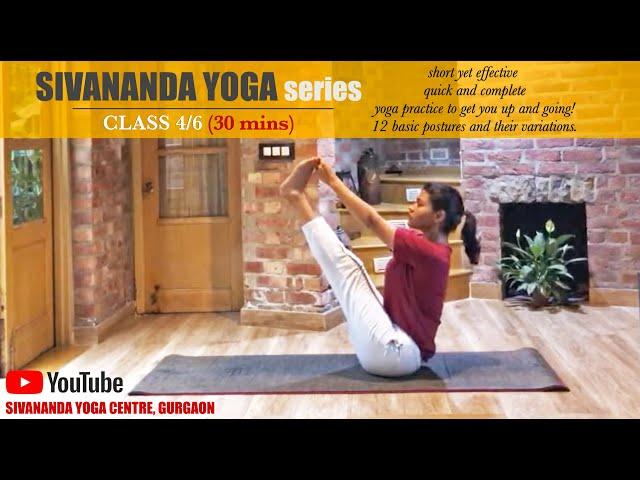 Sivananda Yoga 30 min series - Class 4