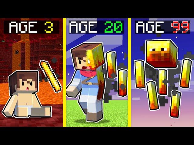 Surviving 99 Years As BLAZE In Minecraft!