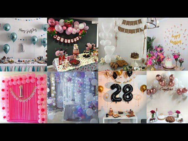 Simple & Beautiful Birthday Decoration ideas at home/Easy Birthday Decor/Birthday Decoration #decor