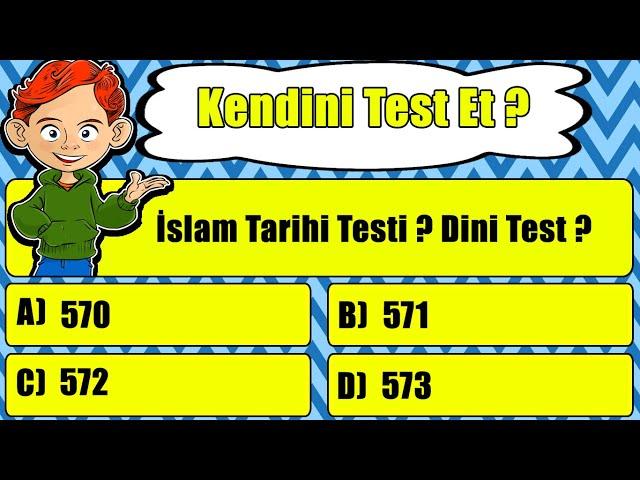 İslam Tarihi Testi ? Dini Test ? Kendini Test Et ?#shorts