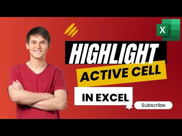 Highlight The Active Cell With Your Cursor In Excel #excel