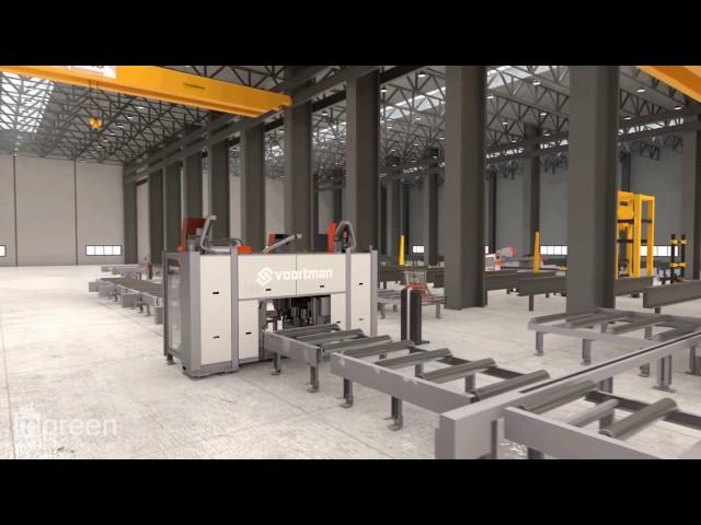 3D ANIMATION | Flythrough of a Steel factory