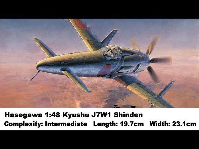 Hasegawa 1:48 Kyushu J7W1 Shinden Kit Review