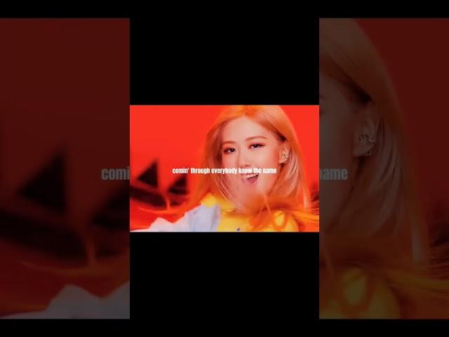 Rosé ️‍THE MAIN SLAYER️‍ #kpop #rosé