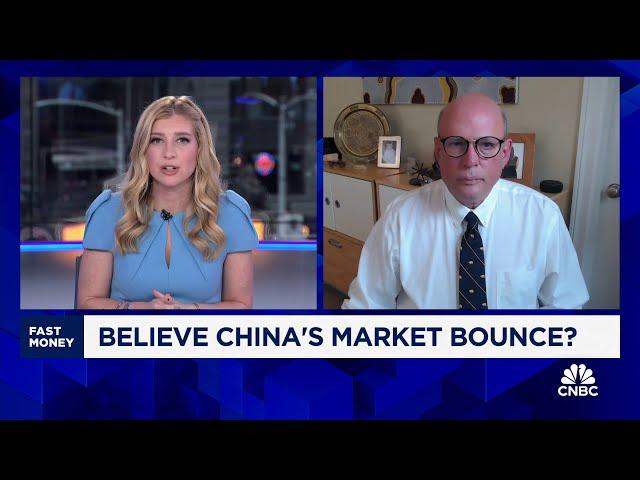 Emerging markets expert David Riedel suggests caution on China's market bounce