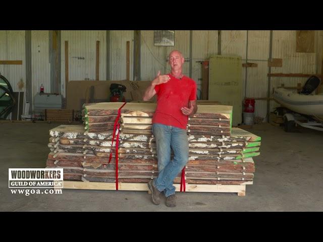 Air Drying Wood Slabs