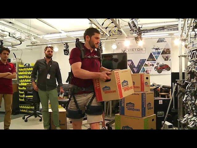 Exosuit helps retail workers lift products easier