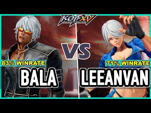 KOF XV ▰ Bala (Ángel/K'/Iori) vs Leeanvan (Ángel/Whip/Isla)