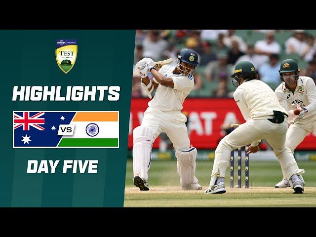 Australia v India 2024-25 | Fourth Test | Day Five