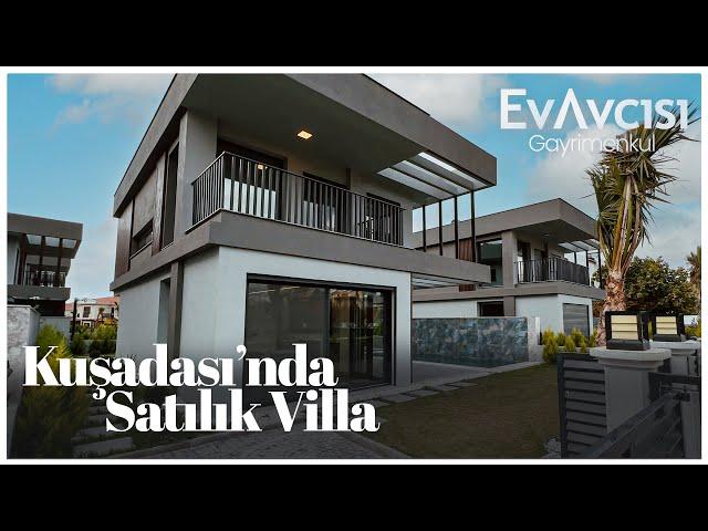 Şeftali Bahçelerinin Dibinde Havuzlu Villa | Kuşadası Satılık Villa 299