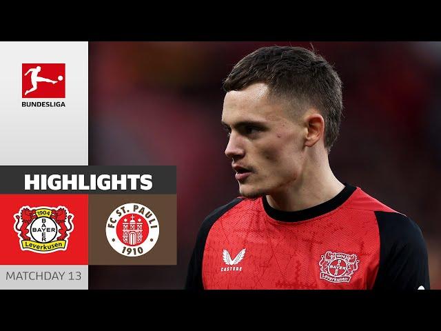 Wirtz & Co. On A Roll!  | Bayer 04 Leverkusen - FC St. Pauli 2-1 | Highlights | MD 13 – Bundesliga