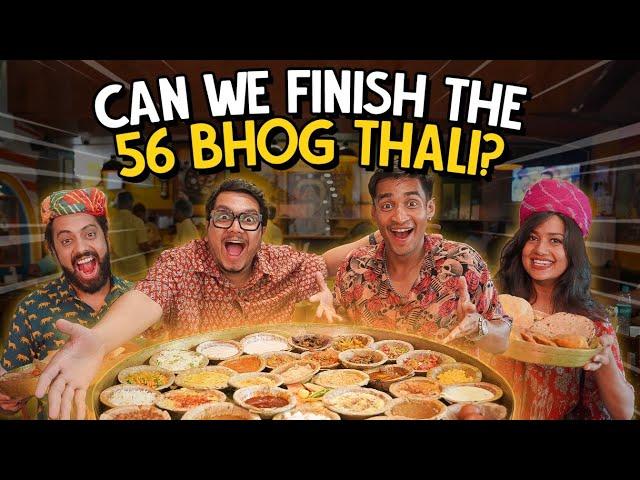 Can We Finish The 56 Bhog Thali | Ok Tested