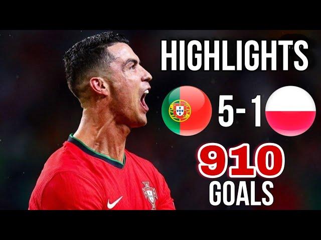 Portugal - Poland | Portugal vs Polónia |Cristiano Ronaldo Goal 910 | HIGHLIGHTS Uefa Nations League