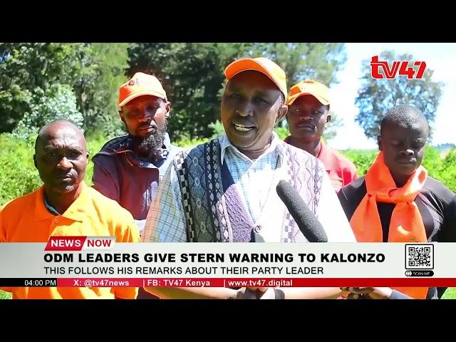 Nyandarua ODM leaders warn Kalonzo on who is the Azimio leader