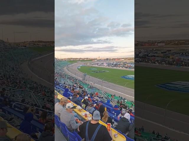 End of stage two. #nascar #kansasspeedway